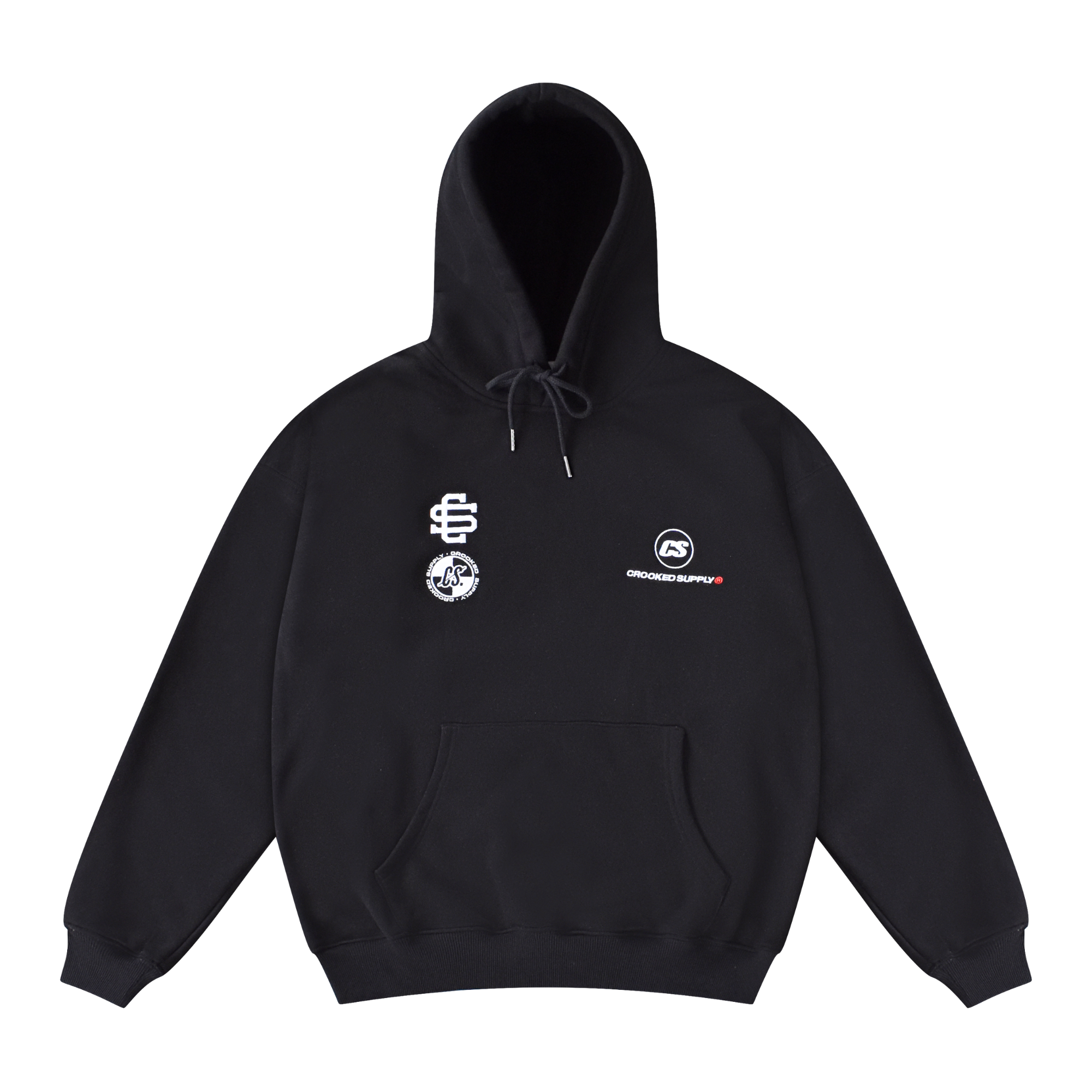 (New) V.I.P. Hoodie - Black (Embroidered)