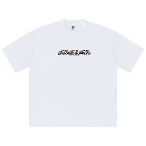 (New) Punters Club Tee - White (Embroidered Logo)