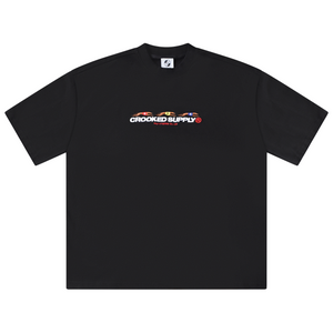 (New) Punters Club Tee - Black (Embroidered Logo)