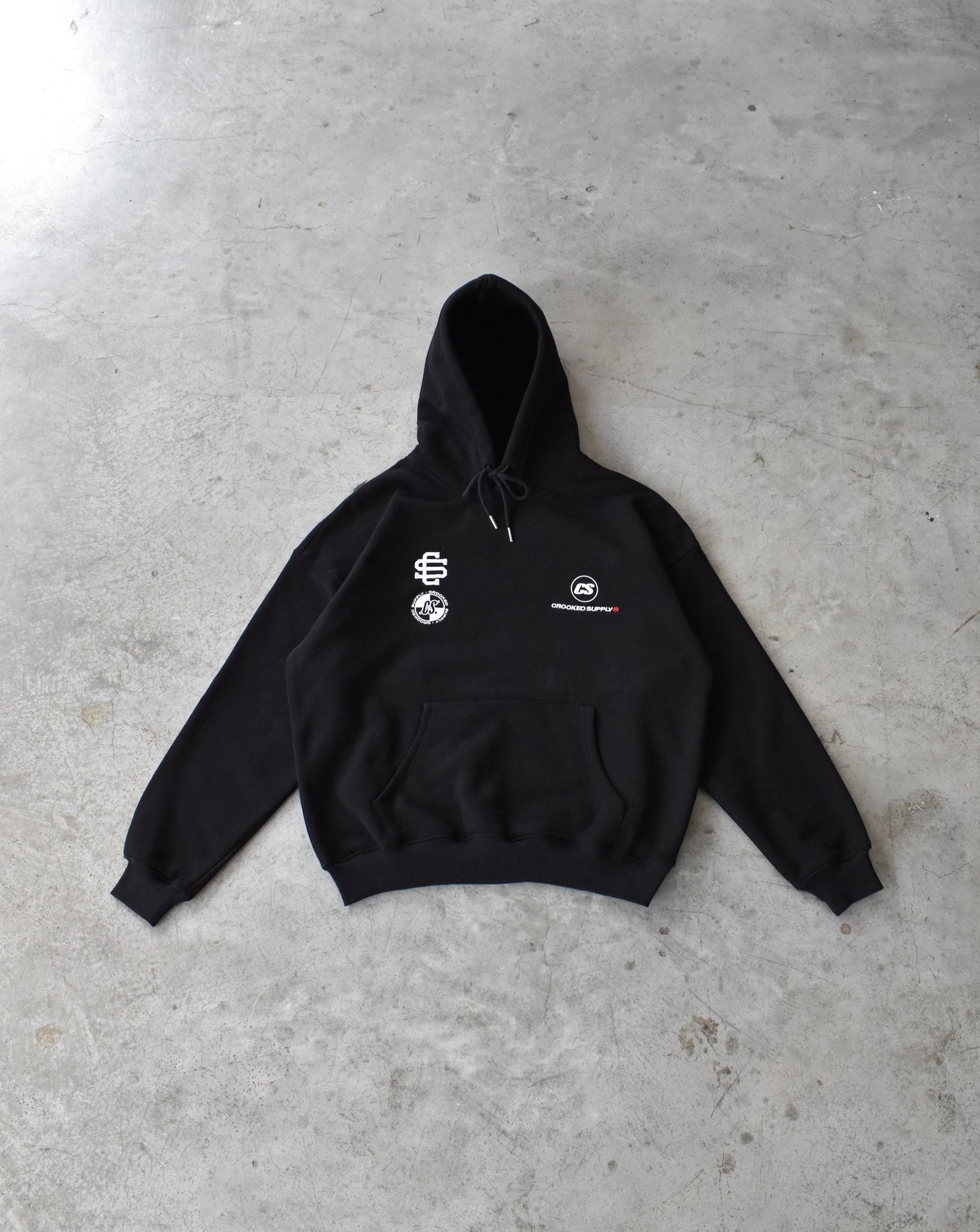 (New) V.I.P. Hoodie - Black (Embroidered)