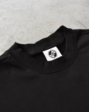 (New) Punters Club Tee - Black (Embroidered Logo)