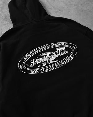 (New) PC - Don't Chase Your Losses Hoodie - Black (Embroidered Logo)