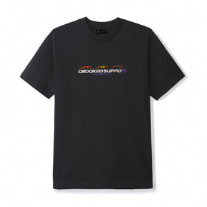 (New) Punters Club Tee - Black (Embroidered Logo)